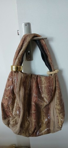 Grand sac cuir - et, daim