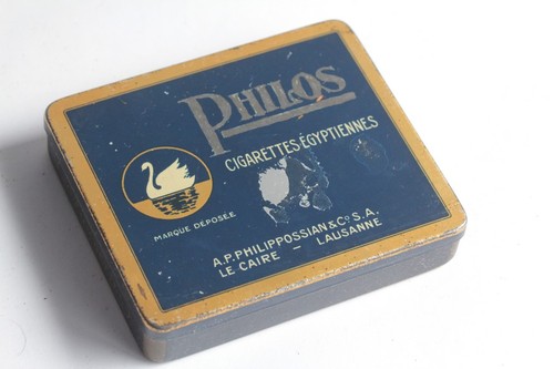 Boîte cigarettes tôle - boîte, à