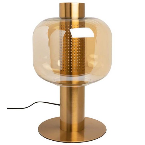 Lampe poser tuba doré - lampe,