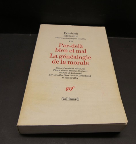 Nietzsche œuvres complètes - œuvres,