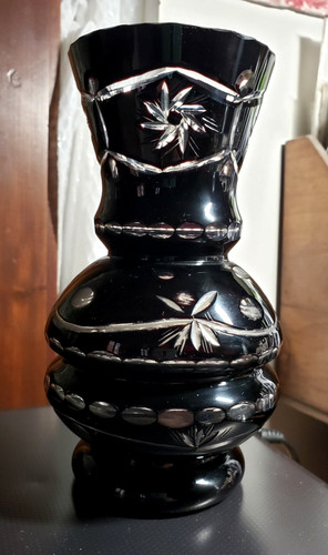 Vase ancien cristal - cristal, de