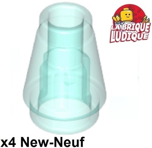 Lego cone 1x1 with - 4x,
