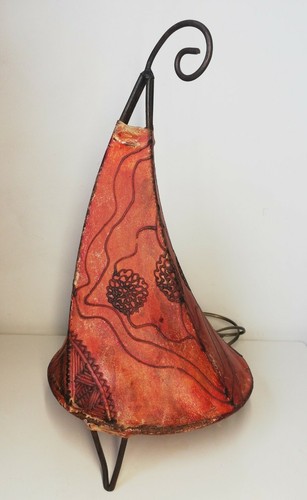 Lampe orientale peau de - lampe, en