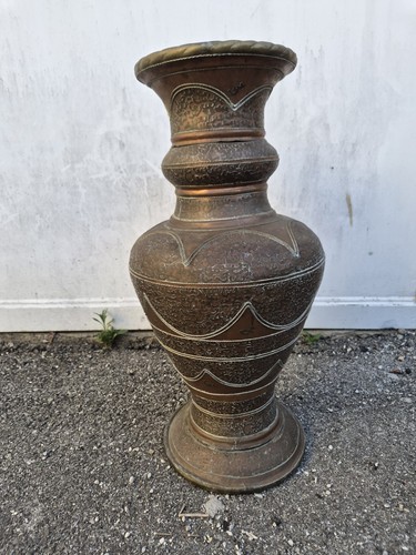 Grand vase ancien cuivre - vase,