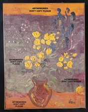 Fleurs c1960-70   h/ toile