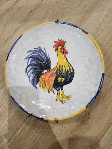 Assiette brescon martigues coq - assiette,