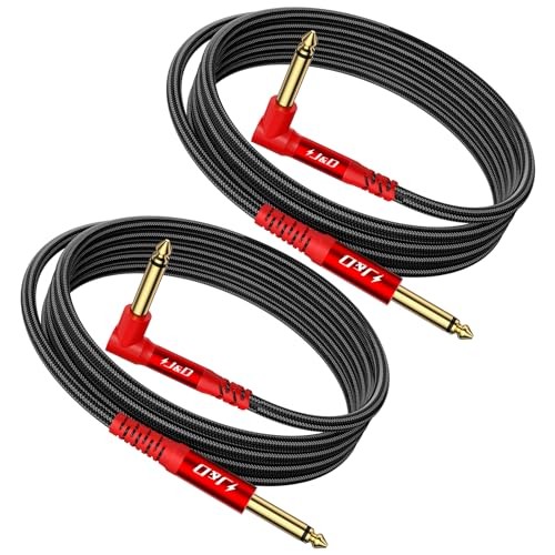 Guitar cable 2pack 4 - 1/4, inch