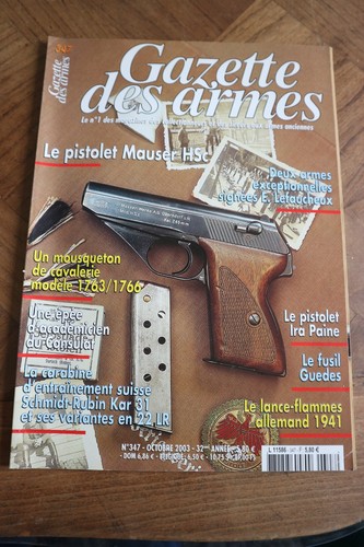 Revue gazette armes 347 - armes, n°347