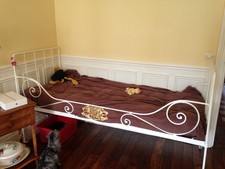 lit ancien pliant 200 x 80