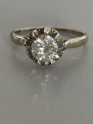 7347 bague solitaire - solitaire, platine