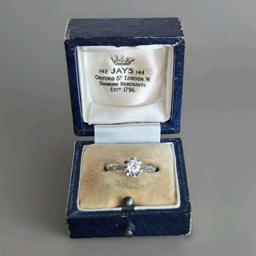 Bague art déco - , diamant