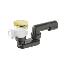 Vidage siphon douche, baignoire avec bonde Pop Up Gold