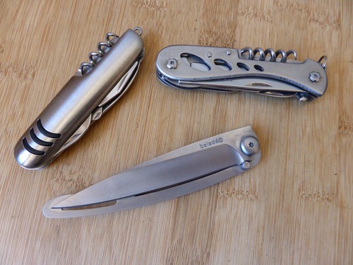 Lot couteaux pliants