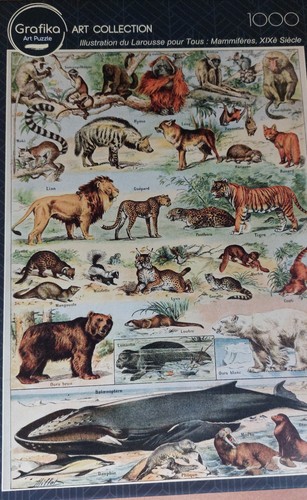 Puzzle grafika mammiferes - puzzle,
