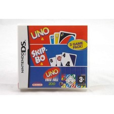Uno Compilation 3 Games (Uno-Skip Bo-Free Fall) Nintendo DS / 3DS Used