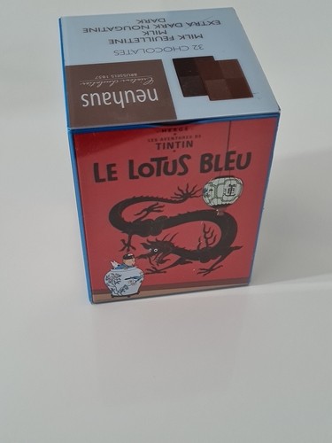 Tintin boîte tôle chocolat - tintin,