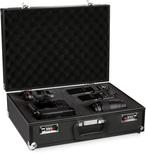 Valise photo aluminium noir - valise,