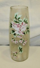 GRAND  VASE  cristal émaillé