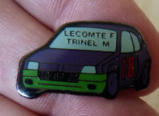 PIN'S CAR 205 GTI RALLY DRIVER LECOMTE F. THINEL M.