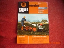 OLD ADVERTISING LEAFLET TILLER ISEKI KS 650 E DIESEL