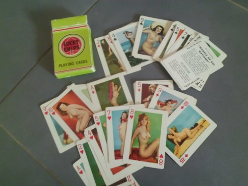 Jeu carte erotique - carte, pinup