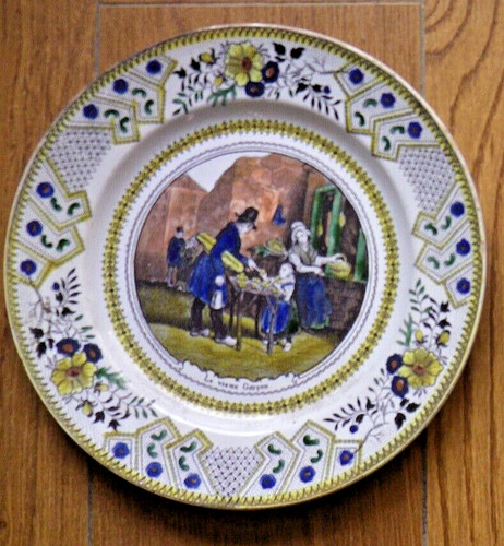Ancienne assiette gien - assiette,