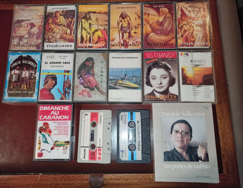 Lot cassettes audio - 16,