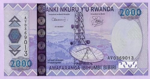 2000 francs rwanda 2007 - 2000,