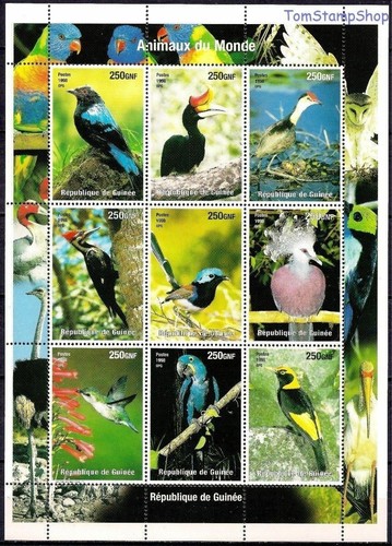 Guinée 1998 oiseaux - guinée, ara