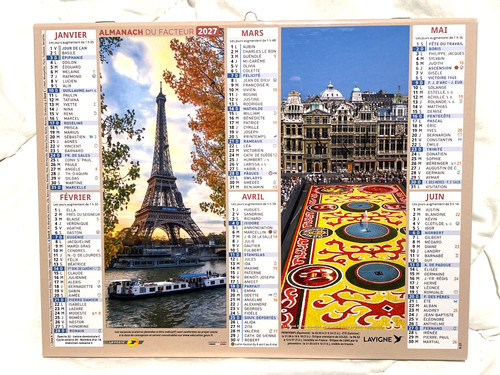 Calendrier almanach facteur - almanach,