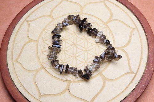 Bracelet quartz fumé - bracelet,