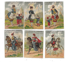 6 anciens chromos pub. A la