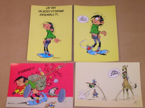 Lot cartes postales gaston - 4,