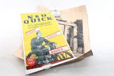 NSU Quick Affiche + Image Poster Vintage + Emballage Original