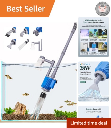 Aquarium vacuum cleaner - 6-in-1,
