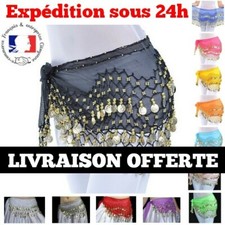 Ceinture de danse orientale & pièces dorées  Vendeur en France LIVRAISON OFFERTE