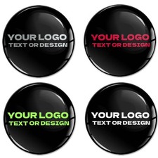 4x Doming Personalised Sticker Car for Hub Caps Hub Caps Hub Caps