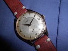 1940's VINTAGE RODANIA ROSE GP SS BACK 17J AS 1203 MVT OVERSIZE CASE 38 MM