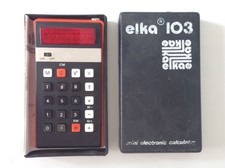 Vintage Calculator Elka 103