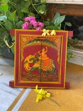 Antique en Bois Métal Ajusté