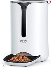 Faroro 7L Distributeur Croquettes Chat Automatique, Mangeoire avec Fonction