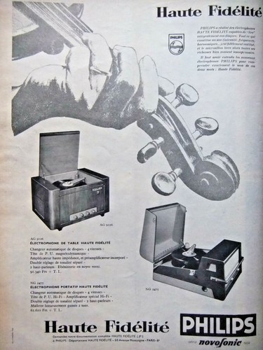 Publicité presse 1958 - publicitÉ,