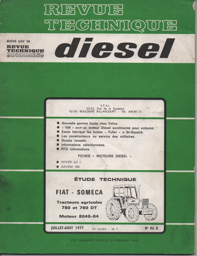 Fiat someca 780 780dt - someca,