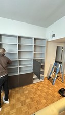 Poliform Wall To Wall System Bookcase 