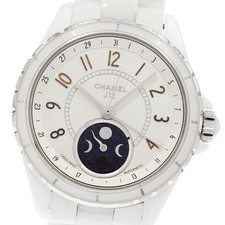 CHANEL J12 Fars de Lune H3404 Moon phase white Dial Automatic Men's Watch_845940