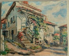 Huile sur toile Roger