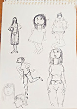 TARDI : dessin, croquis, au crayon, original, non-signé