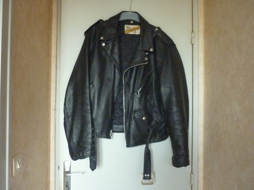 Blouson cuir véritable - en,