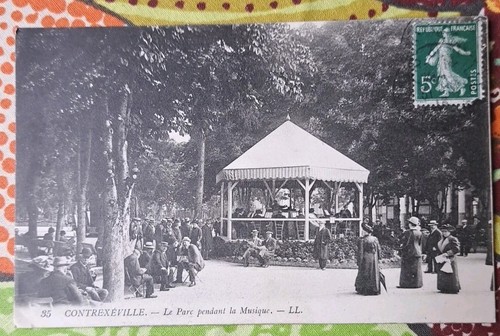 Cpa contrexeville kiosque à - cpa-contrexeville,