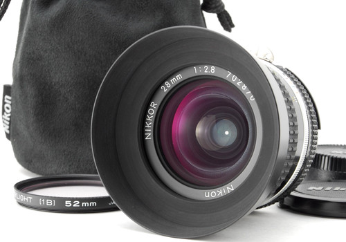 Mint nikon s nikkor 28mm - ai-s,